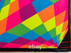 DEEP DEEP VINTAGE 1970's BLACKLIGHT HEADSHOP COCORICO POSTER By Nancy Parker