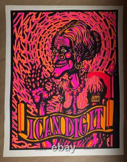 DIRTY OLD LADY I CAN DIG IT VINTAGE 1968 BLACKLIGHT POSTER By SYNTHETIC TRIPS