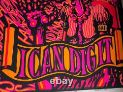 DIRTY OLD LADY I CAN DIG IT VINTAGE 1968 BLACKLIGHT POSTER By SYNTHETIC TRIPS