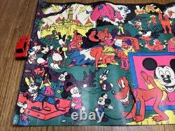 DISNEY After Dark Vintage Black light Poster By Wolly Wood 23.5 X 14.5No Border