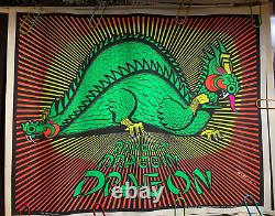 DRAGON DRAGON DRAGON 1970 VINTAGE HEADSHOP BLACKLIGHT POSTER By SOLINI -NICE
