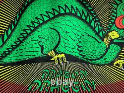 DRAGON DRAGON DRAGON 1970 VINTAGE HEADSHOP BLACKLIGHT POSTER By SOLINI -NICE