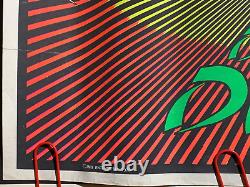 DRAGON DRAGON DRAGON 1970 VINTAGE HEADSHOP BLACKLIGHT POSTER By SOLINI -NICE