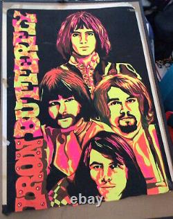 Dail Beeghly Black Light Poster Iron Butterfly Vintage Band Image Retro Artwork