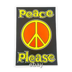Deadstock Peace Please Blacklight Poster
