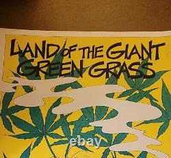 DetRetro313 1972 BLACKLIGHT LAND OF THE GIANT GREEN GRASS CANNABIS POSTER #80