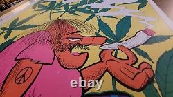 DetRetro313 1972 BLACKLIGHT LAND OF THE GIANT GREEN GRASS CANNABIS POSTER #80