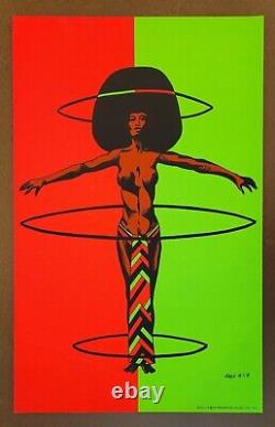 DetRetro313 SATELLITE BLACKLIGHT POSTER #220 ZASH M. J. B. 21 X 33