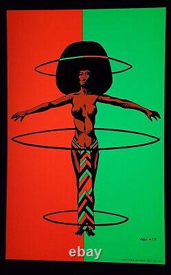 DetRetro313 SATELLITE BLACKLIGHT POSTER #220 ZASH M. J. B. 21 X 33