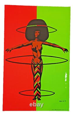 DetRetro313 SATELLITE BLACKLIGHT POSTER #220 ZASH M. J. B. 21 X 33