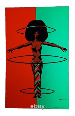 DetRetro313 SATELLITE BLACKLIGHT POSTER #220 ZASH M. J. B. 21 X 33
