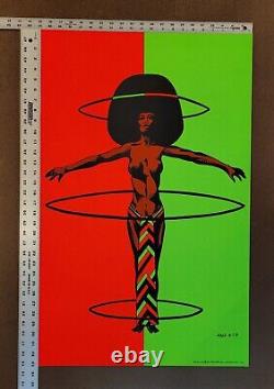 DetRetro313 SATELLITE BLACKLIGHT POSTER #220 ZASH M. J. B. 21 X 33