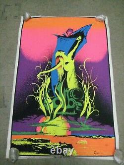 Devil Woman 1971 black light poster vintage psychedelic C639