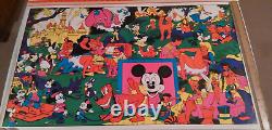 Disney After Dark Collage Art'60's Blacklight Wally Wood Headshop 23x35 Poster