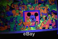 Disney Disneyland Dirty Orgy Original Wally Wood black light poster 1970s