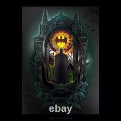 Displate Batman Limited Edition Batman on Watch Metal Poster Black Light