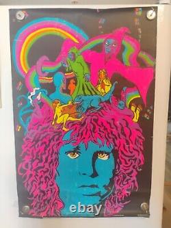 Doors DOOR OF ENCHANTMENT JIM MORRISON 1970 VINTAGE BLACKLIGHT POSTER By Scott M