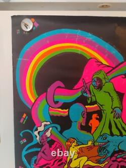 Doors DOOR OF ENCHANTMENT JIM MORRISON 1970 VINTAGE BLACKLIGHT POSTER By Scott M