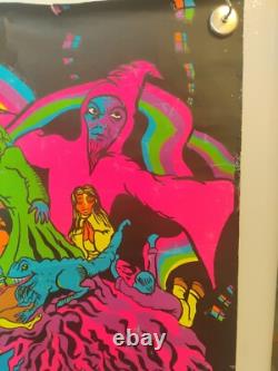 Doors DOOR OF ENCHANTMENT JIM MORRISON 1970 VINTAGE BLACKLIGHT POSTER By Scott M