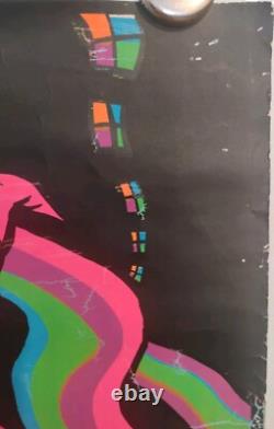 Doors DOOR OF ENCHANTMENT JIM MORRISON 1970 VINTAGE BLACKLIGHT POSTER By Scott M