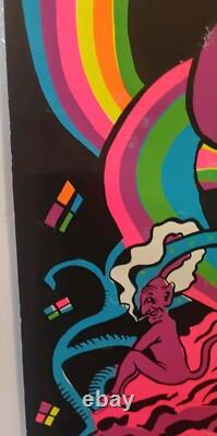 Doors DOOR OF ENCHANTMENT JIM MORRISON 1970 VINTAGE BLACKLIGHT POSTER By Scott M