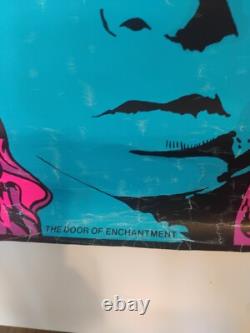 Doors DOOR OF ENCHANTMENT JIM MORRISON 1970 VINTAGE BLACKLIGHT POSTER By Scott M