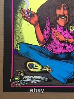 Dope Will Get You Through Times Money Smoke Weed 1971 Vintage Black light Poster