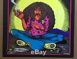 Dope Will Get You Through Times Money Smoke Weed 1971 Vintage Blacklight Poster