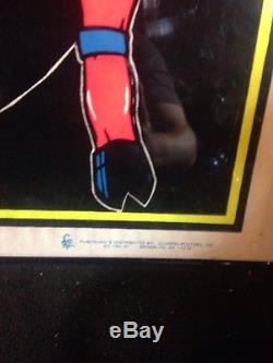 Double Or Nothing Original Vintage Blacklight Poster Rare Lady Luck Miss Fortune