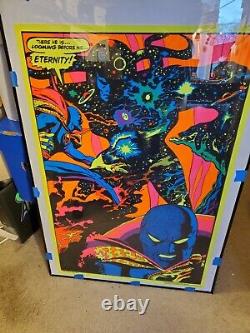 Dr. Strange Marvel Third Eye Blacklight Poster Nearmint Original 1971 Psychedalic