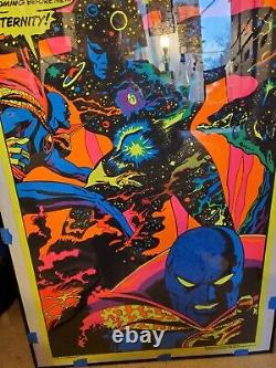 Dr. Strange Marvel Third Eye Blacklight Poster Nearmint Original 1971 Psychedalic