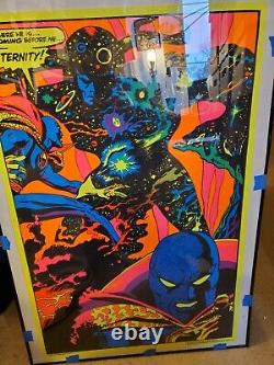 Dr. Strange Marvel Third Eye Blacklight Poster Nearmint Original 1971 Psychedalic