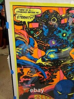 Dr. Strange Marvel Third Eye Blacklight Poster Nearmint Original 1971 Psychedalic