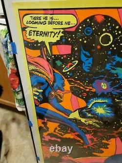 Dr. Strange Marvel Third Eye Blacklight Poster Nearmint Original 1971 Psychedalic