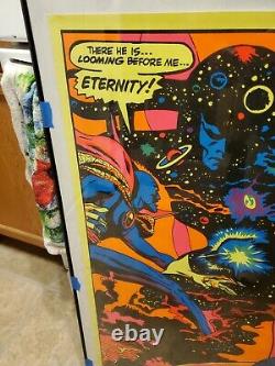 Dr. Strange Marvel Third Eye Blacklight Poster Nearmint Original 1971 Psychedalic