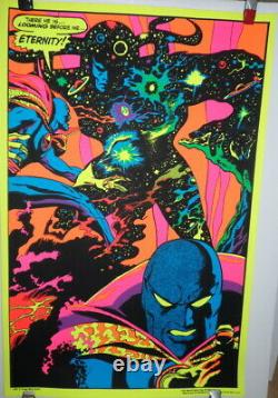 Dr. Strange Meets Eternity Third Eye Marvel Blacklight Poster