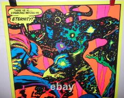 Dr. Strange Meets Eternity Third Eye Marvel Blacklight Poster