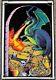 Dragon's Treasure Flocked Velva-print Blacklight Fantasy Poster 1980 23x35 Nos