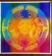 East Totem West Mushroom Lady Psychedelic Blacklight Poster 1967 Psych Head Shop
