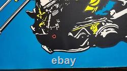 EASY RIDER 1970 VINTAGE MOTORCYCLE BLACKLIGHT POSTER Peter Fonda 29x43