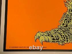 ELECTRIC CAT 1970s VINTAGE BLACKLIGHT POSTER COCORICO GRAPHICS By Joe Roberts Jr