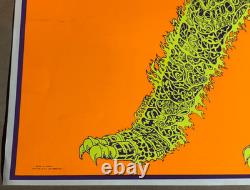 ELECTRIC CAT VINTAGE 1970s BLACKLIGHT POSTER COCORICO GRAPHICS By Joe Roberts Jr