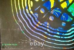 ELUSIVE BUTTERFLY Vintage 1971 BLACK LIGHT HEAD SHOP poster 20x30