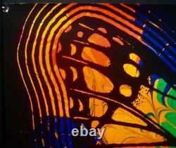 ELUSIVE BUTTERFLY Vintage 1971 BLACK LIGHT HEAD SHOP poster 20x30