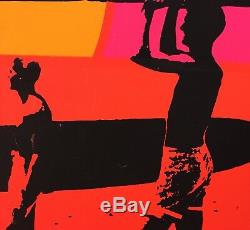 ENDLESS SUMMER Original Blacklight Movie Poster One Sheet Bruce Brown SURFING