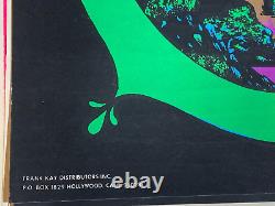 EVE'S GARDEN VINTAGE 1969 BLACKLIGHT HEADSHOP POSTER By Larry Neumann -NICE
