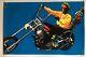 Easy Rider Vintage Blacklight Poster Peter Fonda Motorcycle Chopper Pin-up 1972