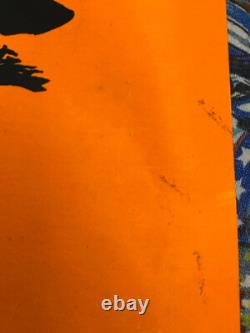 Easy rider blacklight poster peter fonda Dennis hopper movie 1969 Motorcycle