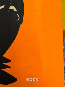 Easy rider blacklight poster peter fonda Dennis hopper movie 1969 Motorcycle