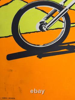 Easy rider blacklight poster peter fonda Dennis hopper movie 1969 Motorcycle